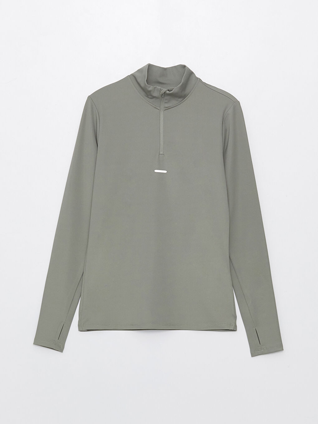 T-shirt à Col Cheminée Réflecteur Imprimé à Manches Longues pour Femmes-6