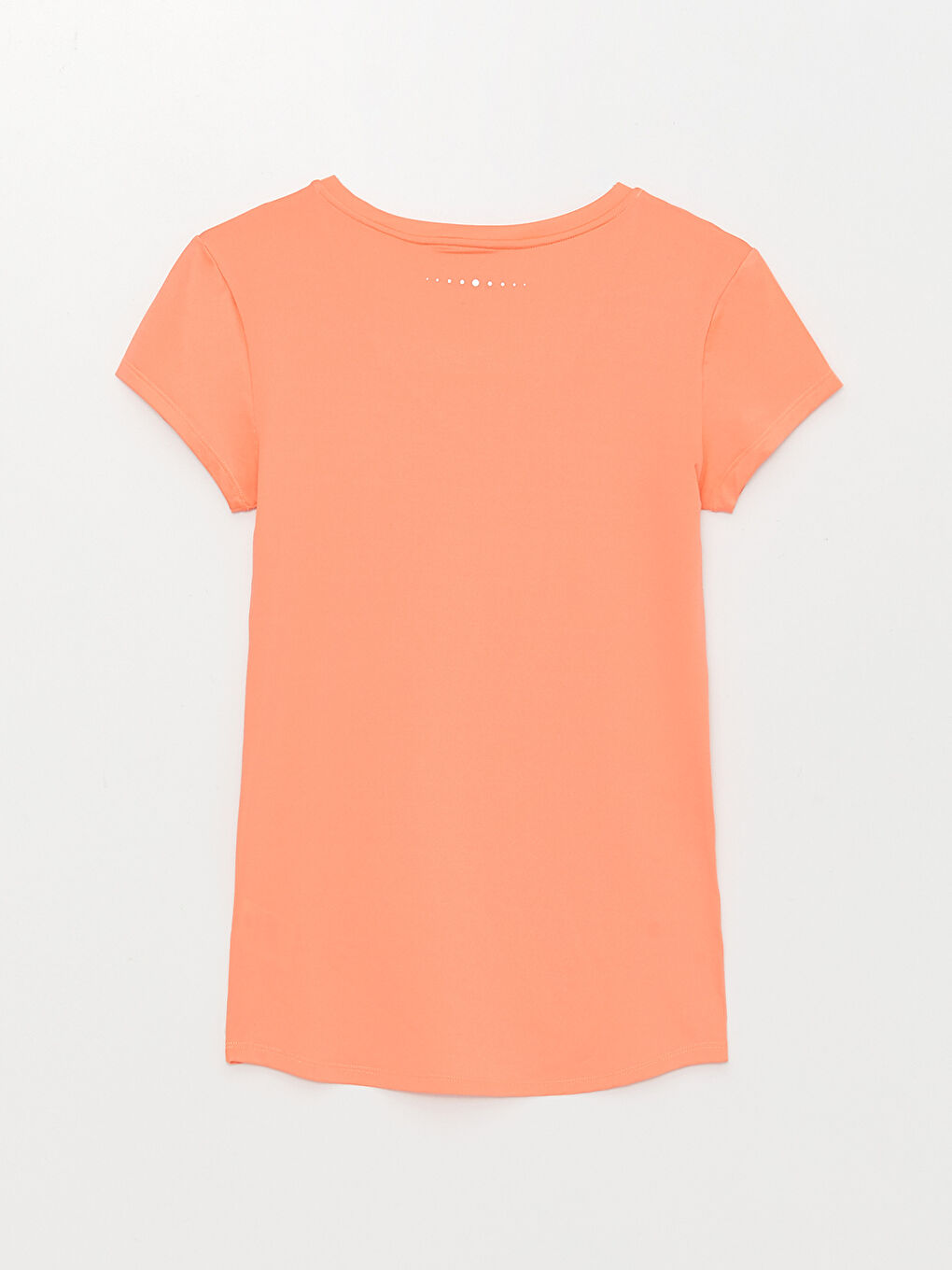 Mercan V Yaka Reflektör Baskılı Kadın Outdoor Tişört-6