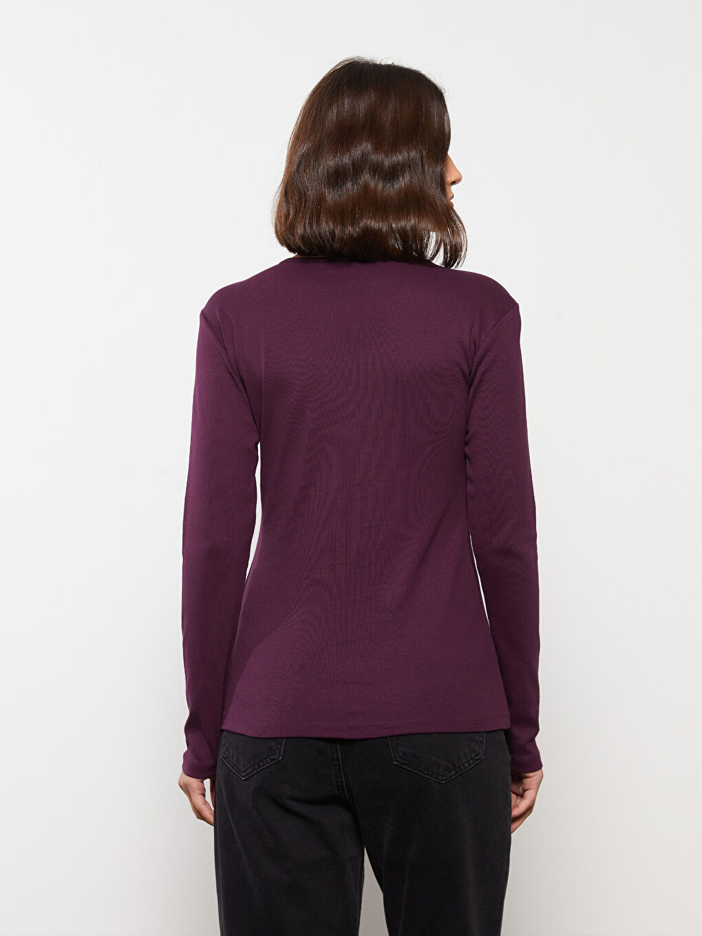 Crew Neck Women's Bodysuit-3