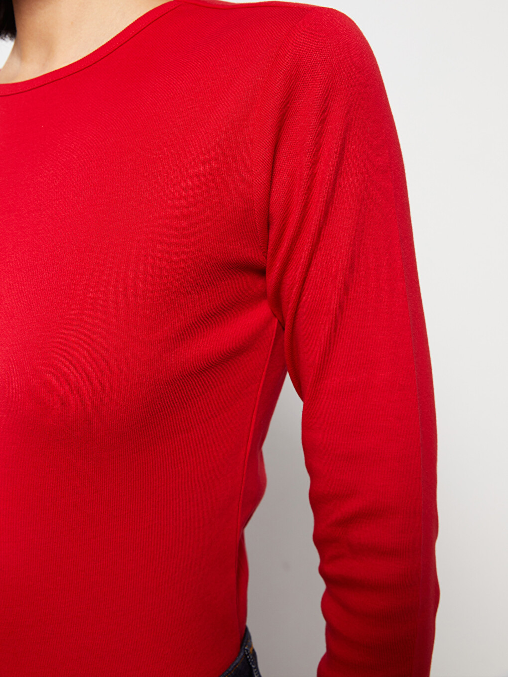 Crew Neck Women's Bodysuit-3
