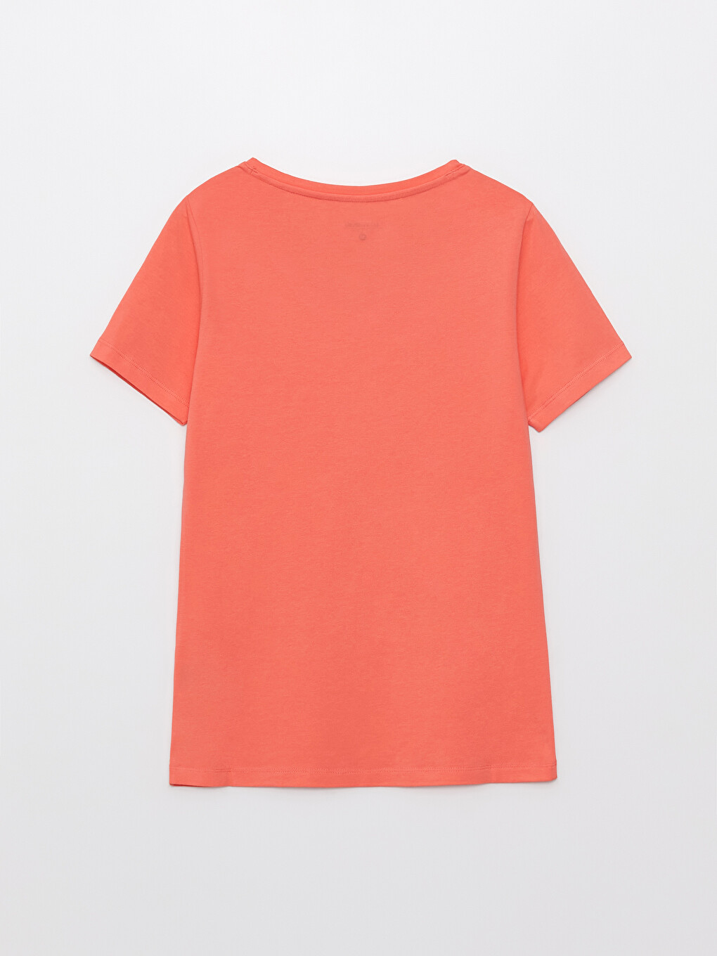 V-neck Straight Short Sleeve Cotton Women's T-shirt-6