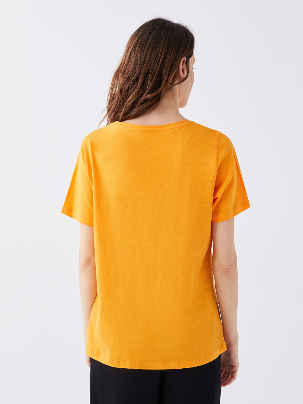 LCWAIKIKI Basic Crew Neck Plain Short Sleeve Women's T-Shirt -S33835Z8-FP0