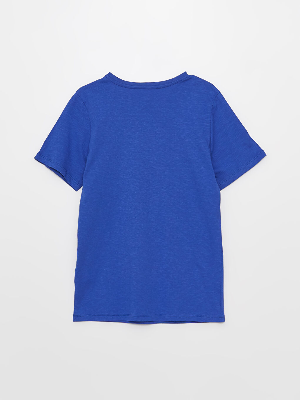 Crew Neck Plain Short Sleeve Women's T-Shirt-6