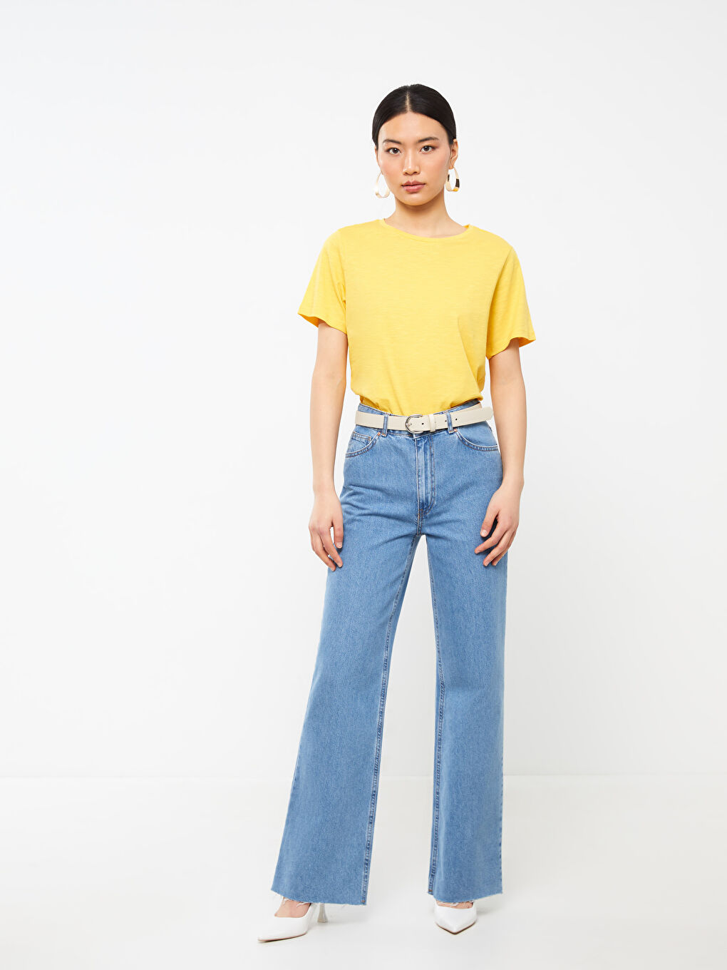 LCWAIKIKI Basic Crew Neck Plain Short Sleeve Women's T-Shirt -S33835Z8-QX5