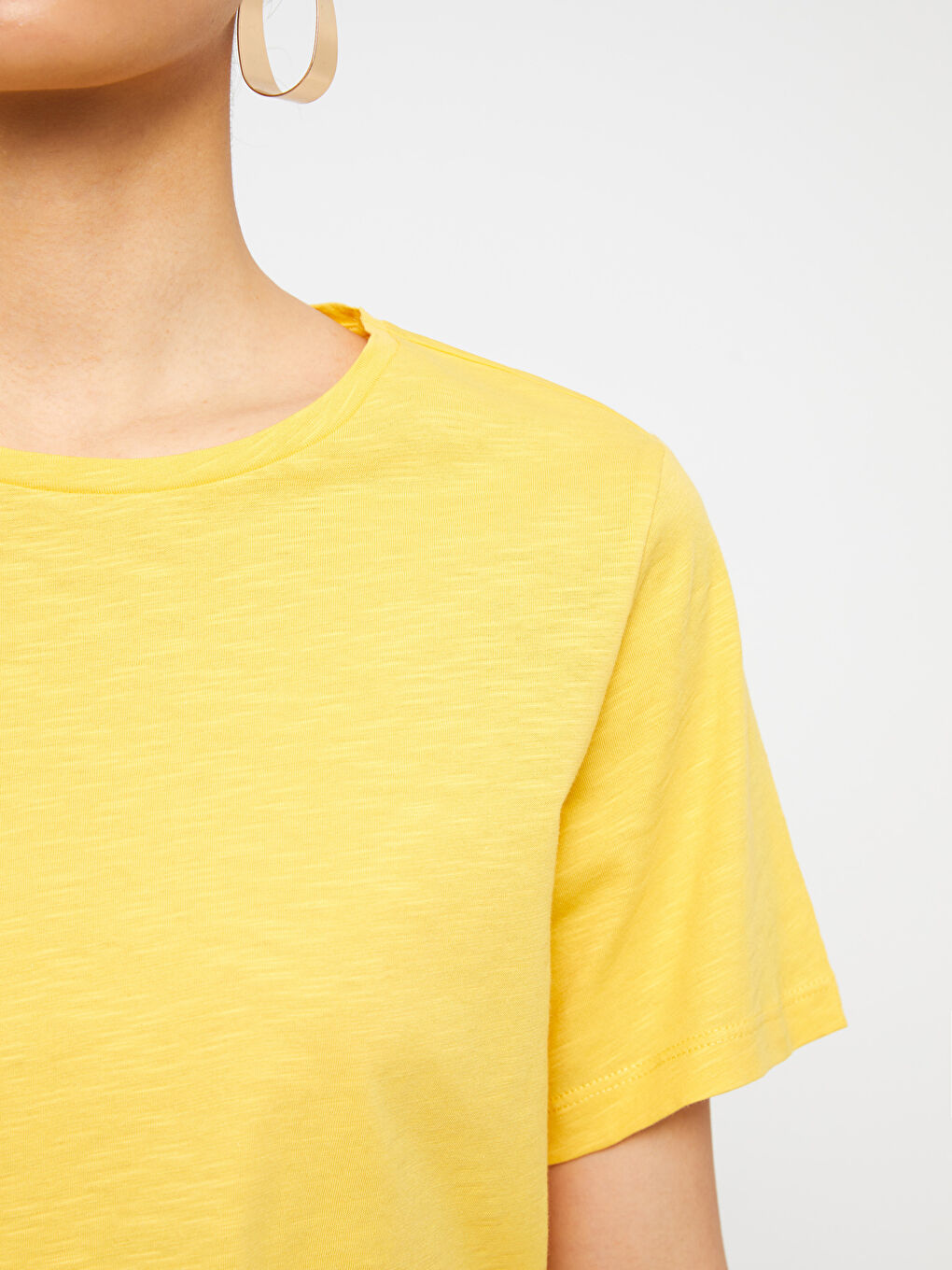 LCWAIKIKI Basic Crew Neck Plain Short Sleeve Women's T-Shirt -S33835Z8-QX5