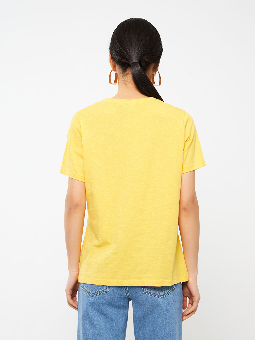 LCWAIKIKI Basic Crew Neck Plain Short Sleeve Women's T-Shirt -S33835Z8-QX5