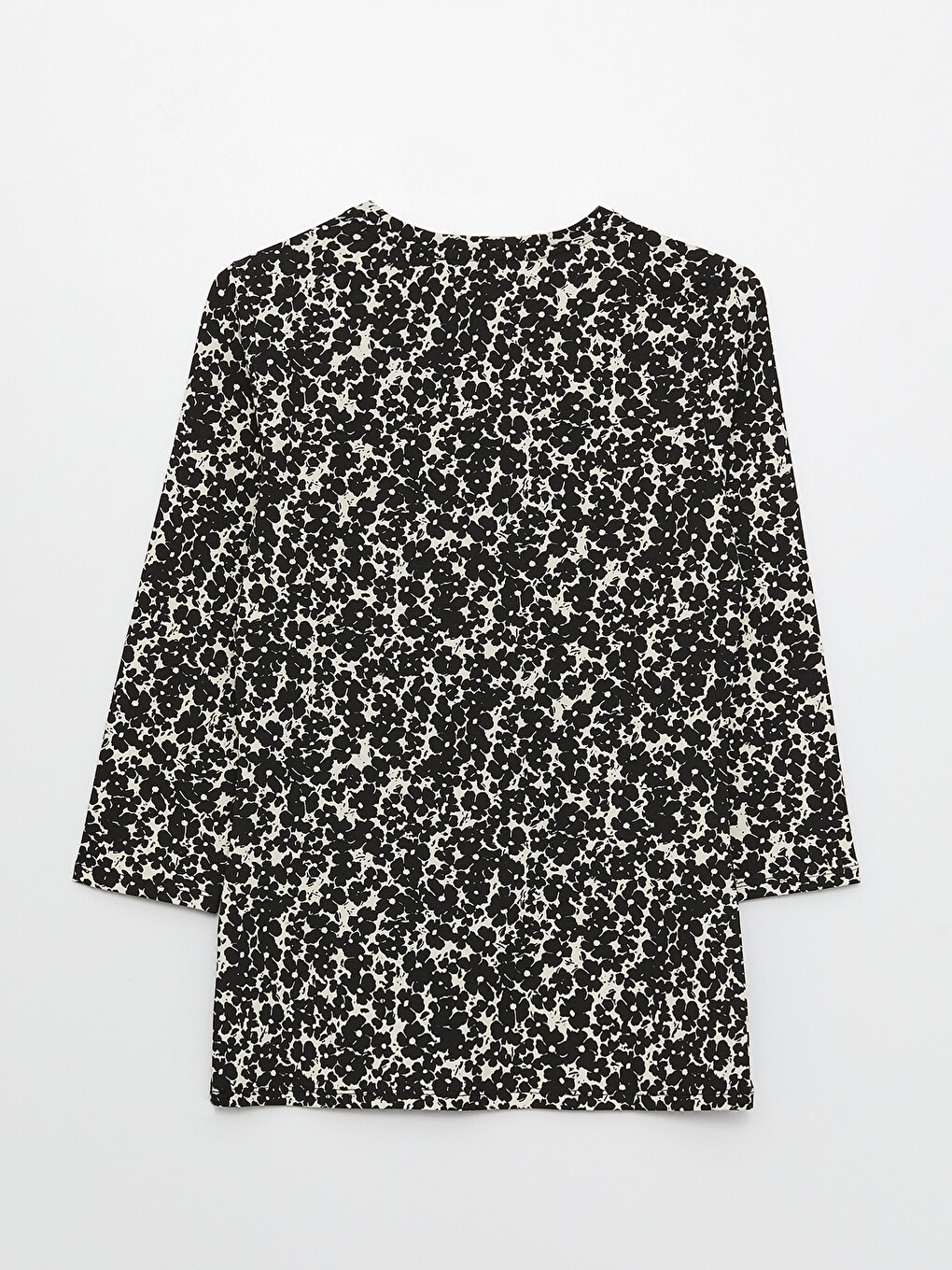 T-shirt À Manches Longues À Motif Floral Pour Femmes Avec Col Rond-6