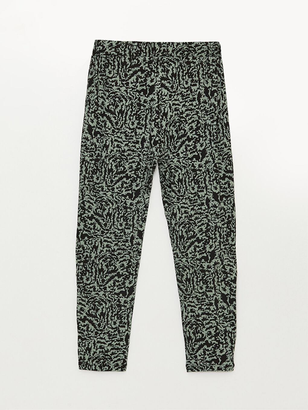 بنطلون رياضي بنقشة خصر مرن للسيدات-6