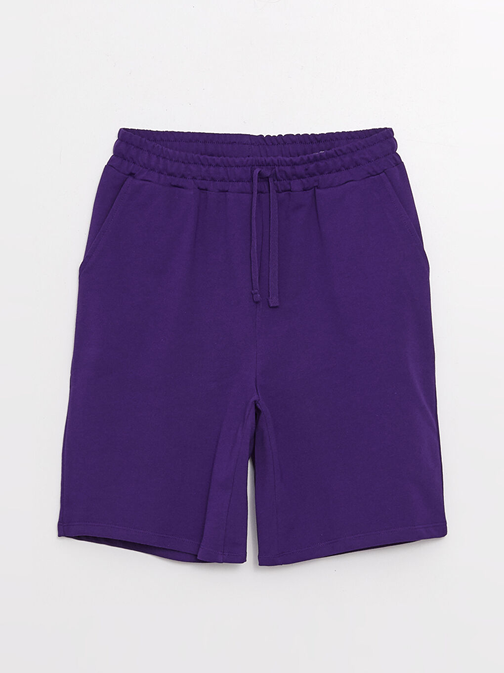 Women's Elasticated Waist Plain Shorts -S33857Z8-LWW