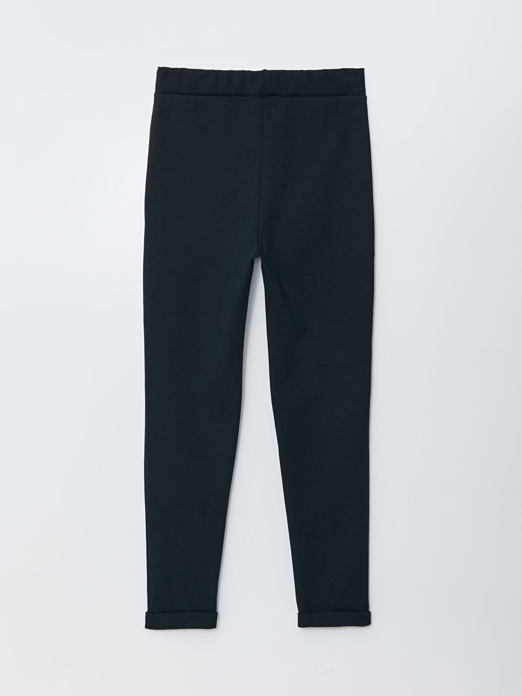 بنطلون رياضي سادة بخصر مرن للسيدات-5