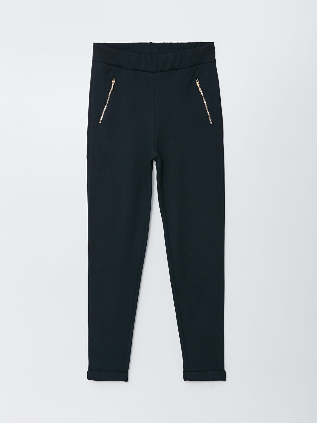 بنطلون رياضي سادة بخصر مرن للسيدات-6