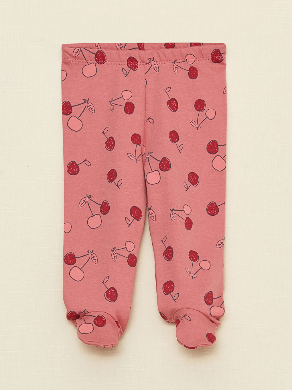 дөңгелек жағалы ұзын жең принтті қыз балаға арналған аурухана жинағы 3 данадан тұратын-2