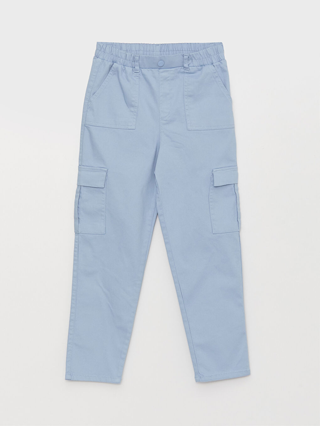 Elasticated Waist Twill Girls' Trousers