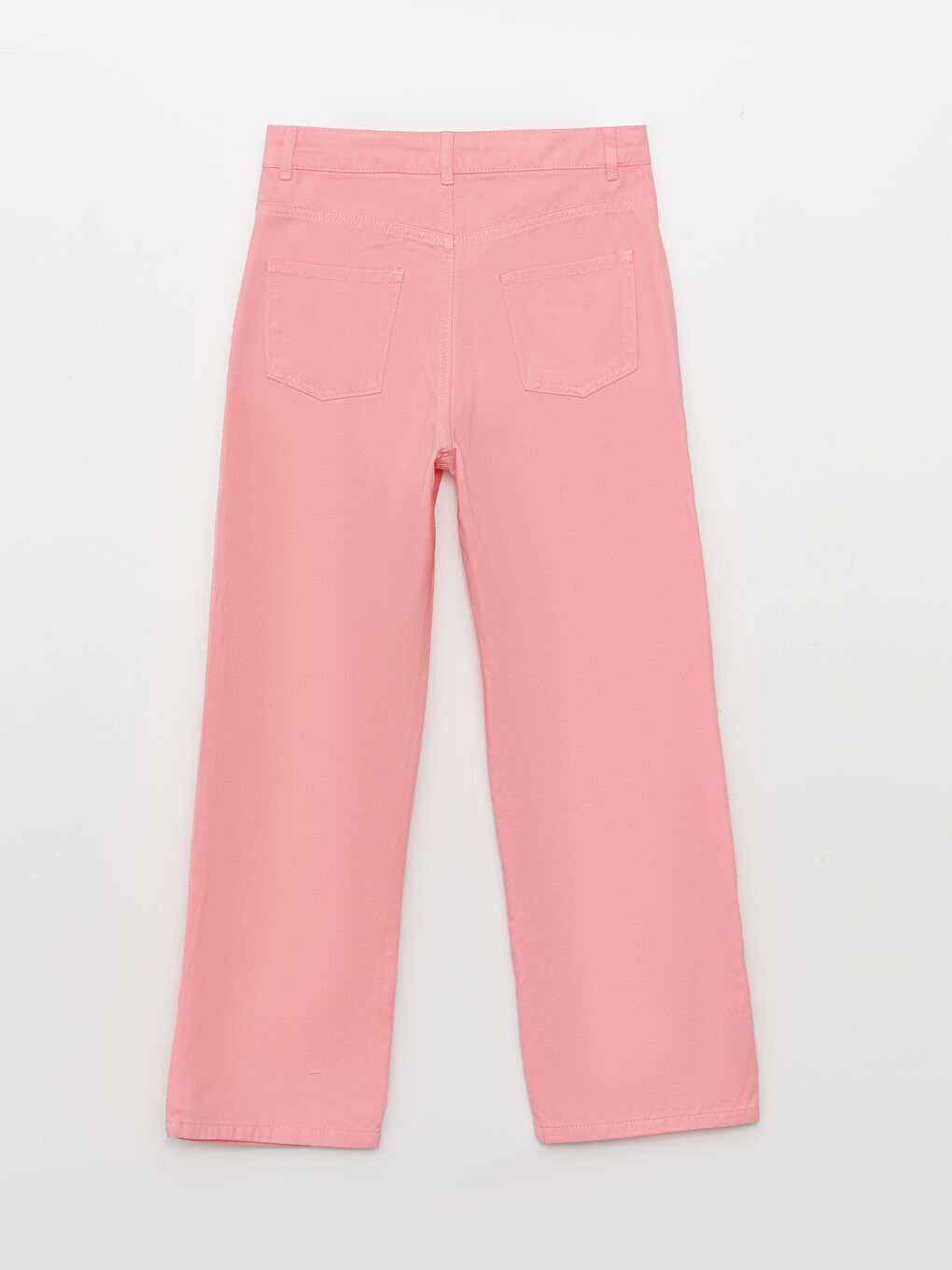 Basic Bell-Bottoms Gabardine Girl Trousers-1