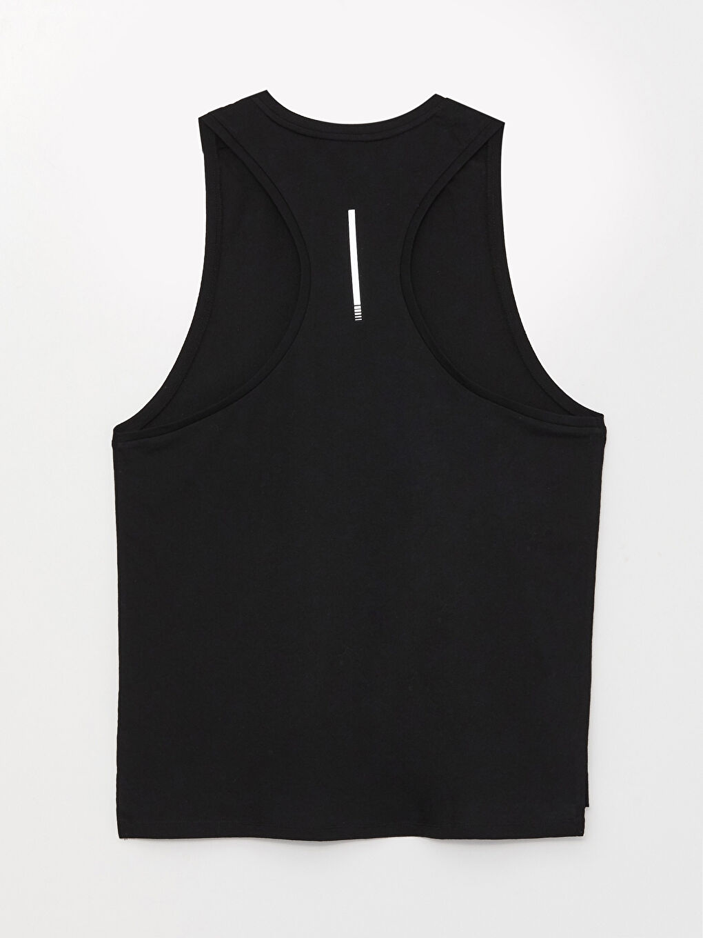 Siyah Bisiklet Yaka Erkek Kolsuz Tişört-7