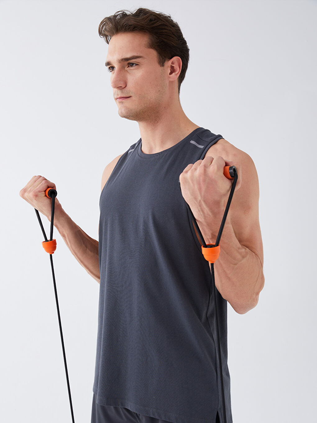 Crew Neck Men's Sleeveless T-Shirt-1