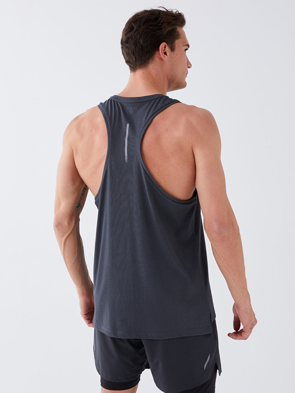 Crew Neck Men's Sleeveless T-Shirt-6