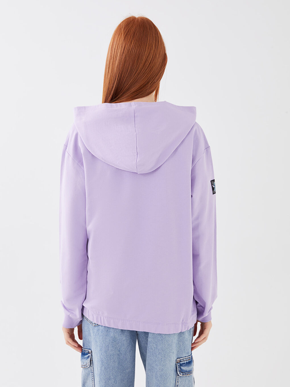 Hooded Lilo & Stitch Printed Long Sleeve Women's Sweatshirt Mother Daughter Combination-4