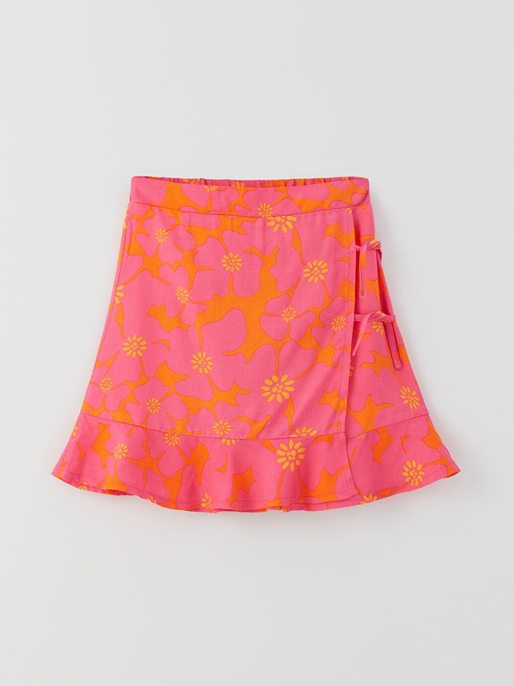 Ensemble T-Shirt à Manches Courtes et Jupe Imprimée à Col Rond pour Fille-5