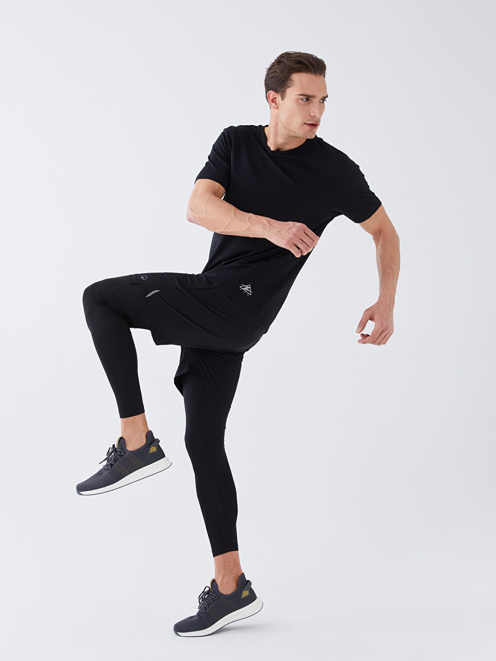 Slim Fit Men's Sports Tights Shorts