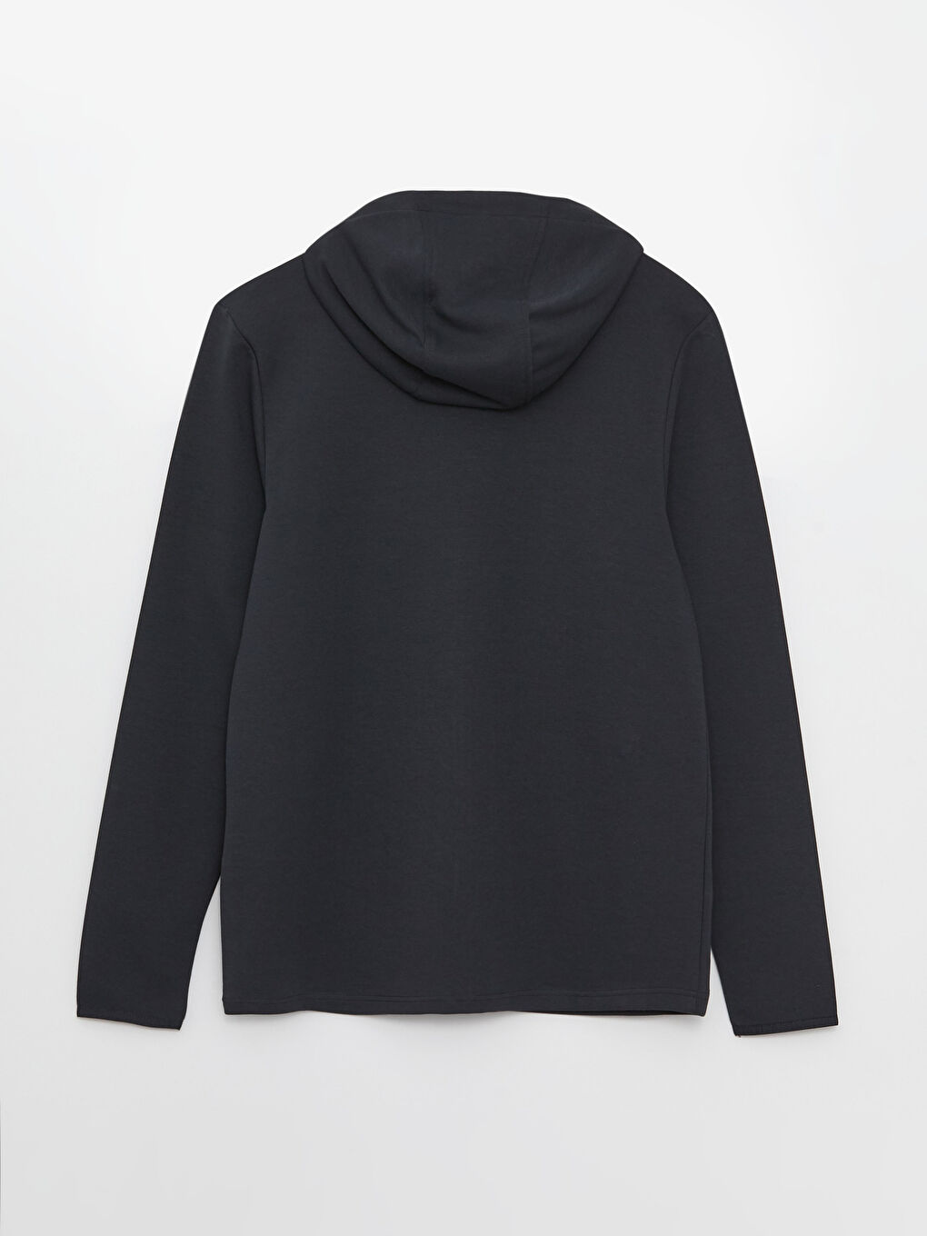 Antrasit Kapüşonlu Uzun Kollu Erkek Spor Hırka-6