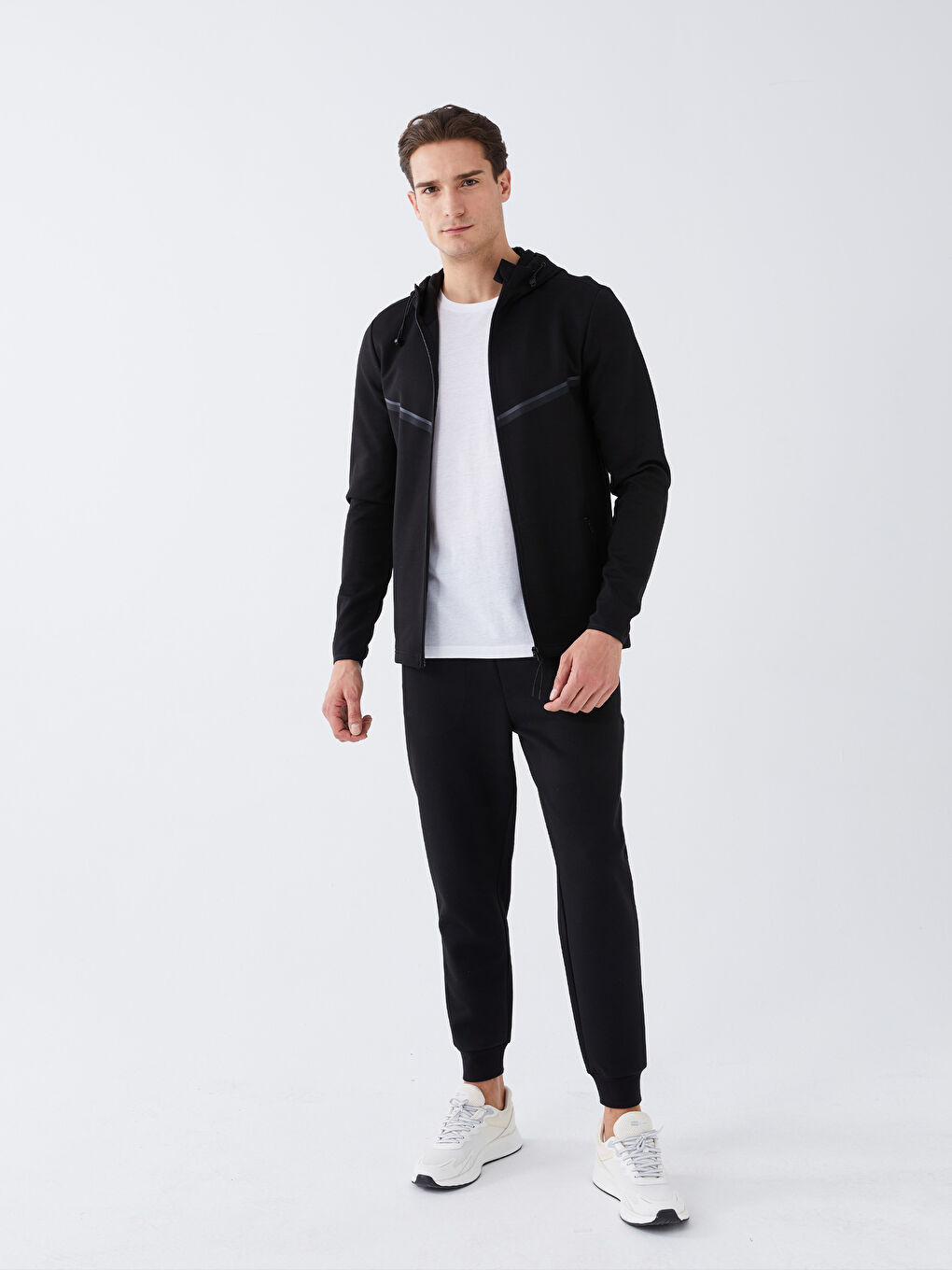 LCW SPORT Hooded Long Sleeve Men's Sports Cardigan -S33934Z8-CVL