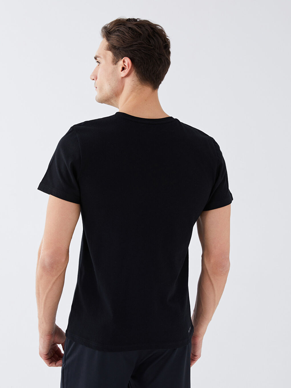 Crew Neck Short Sleeve Men's T-Shirt-5