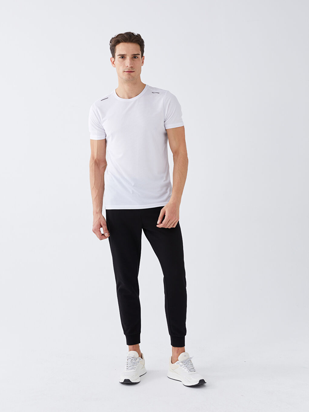 Siyah Slim Fit Erkek Jogger Eşofman Altı-3