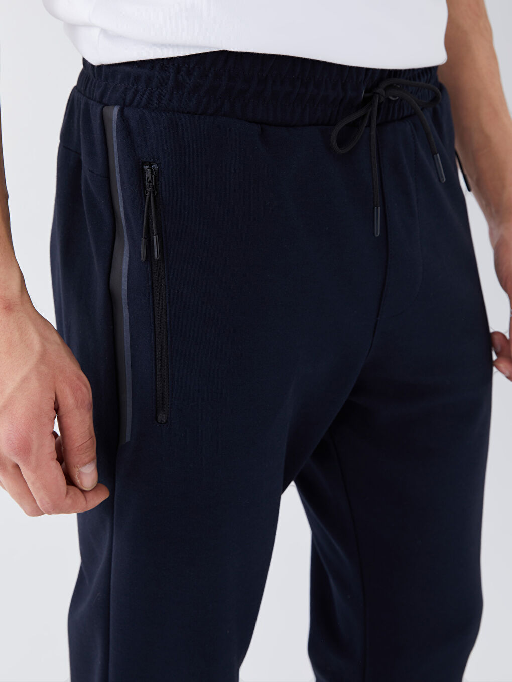Lacivert Slim Fit Erkek Jogger Eşofman Altı-3