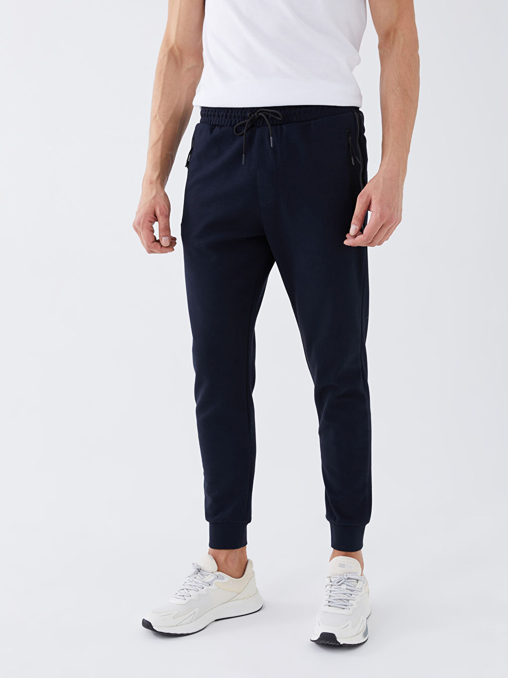 Lacivert Slim Fit Erkek Jogger Eşofman Altı-4