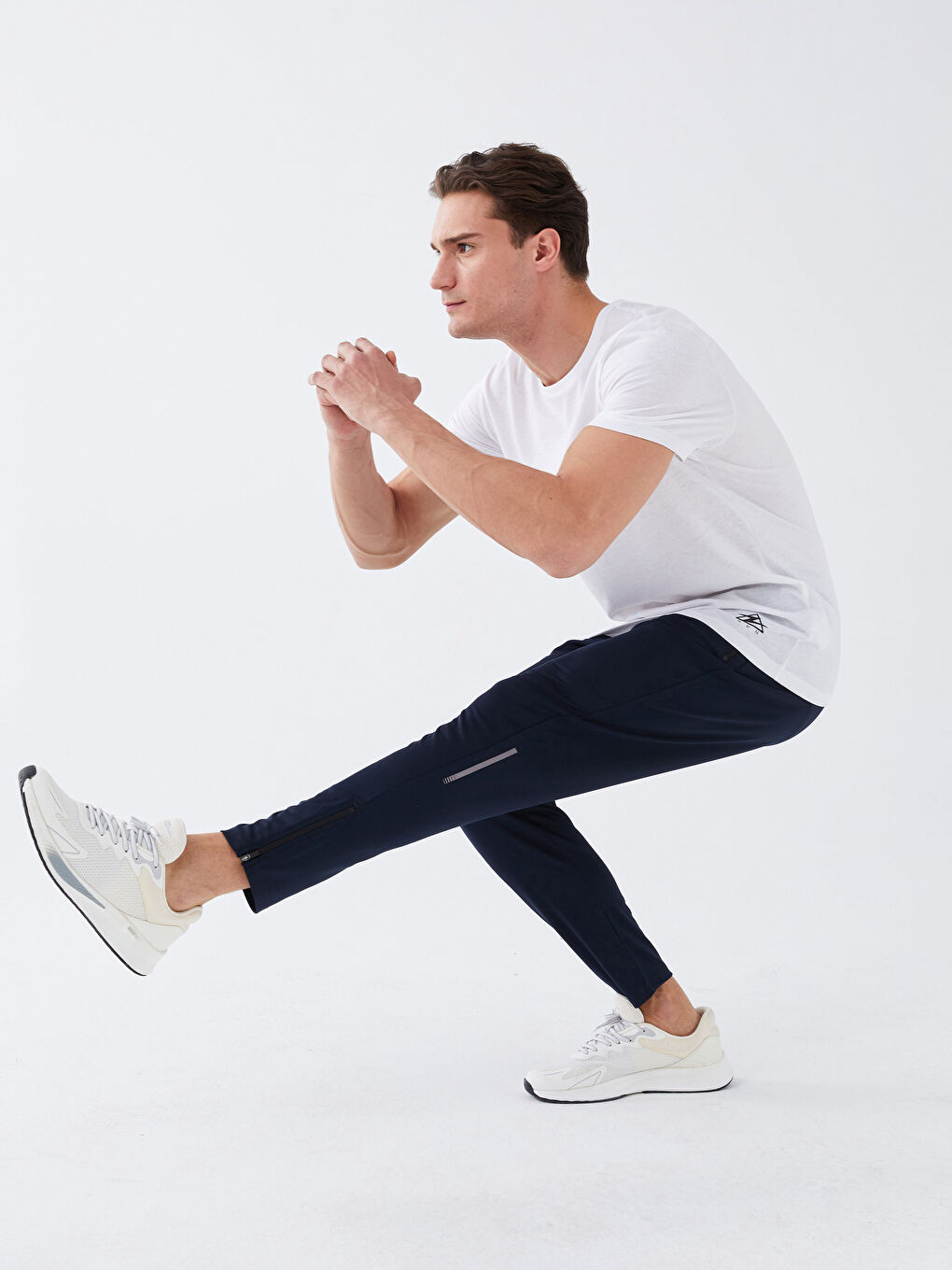 Lacivert Slim Fit Erkek Spor Eşofman Altı