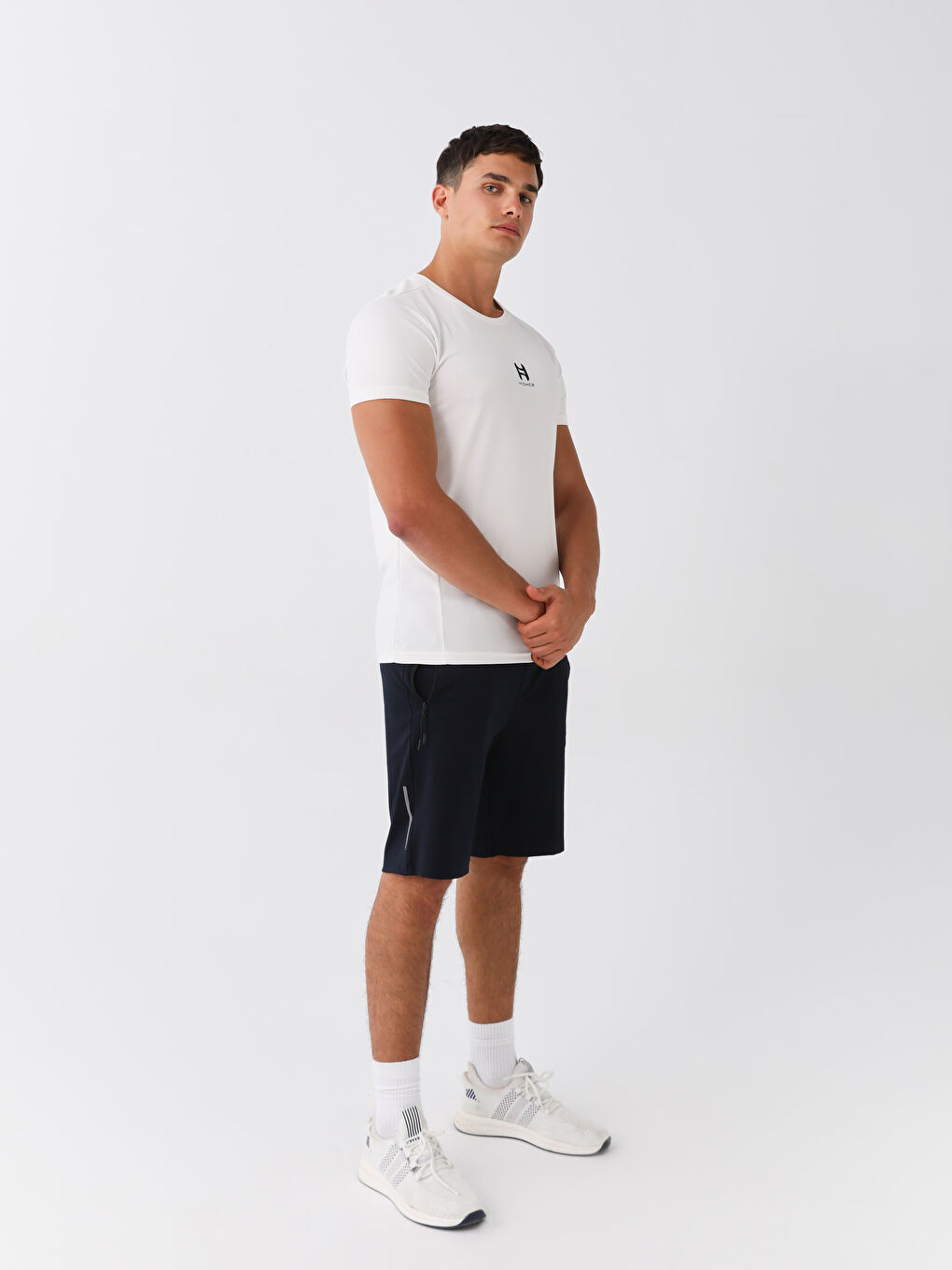 XSIDE ACTIVE Lacivert Slim Fit Erkek Spor Şort - 1