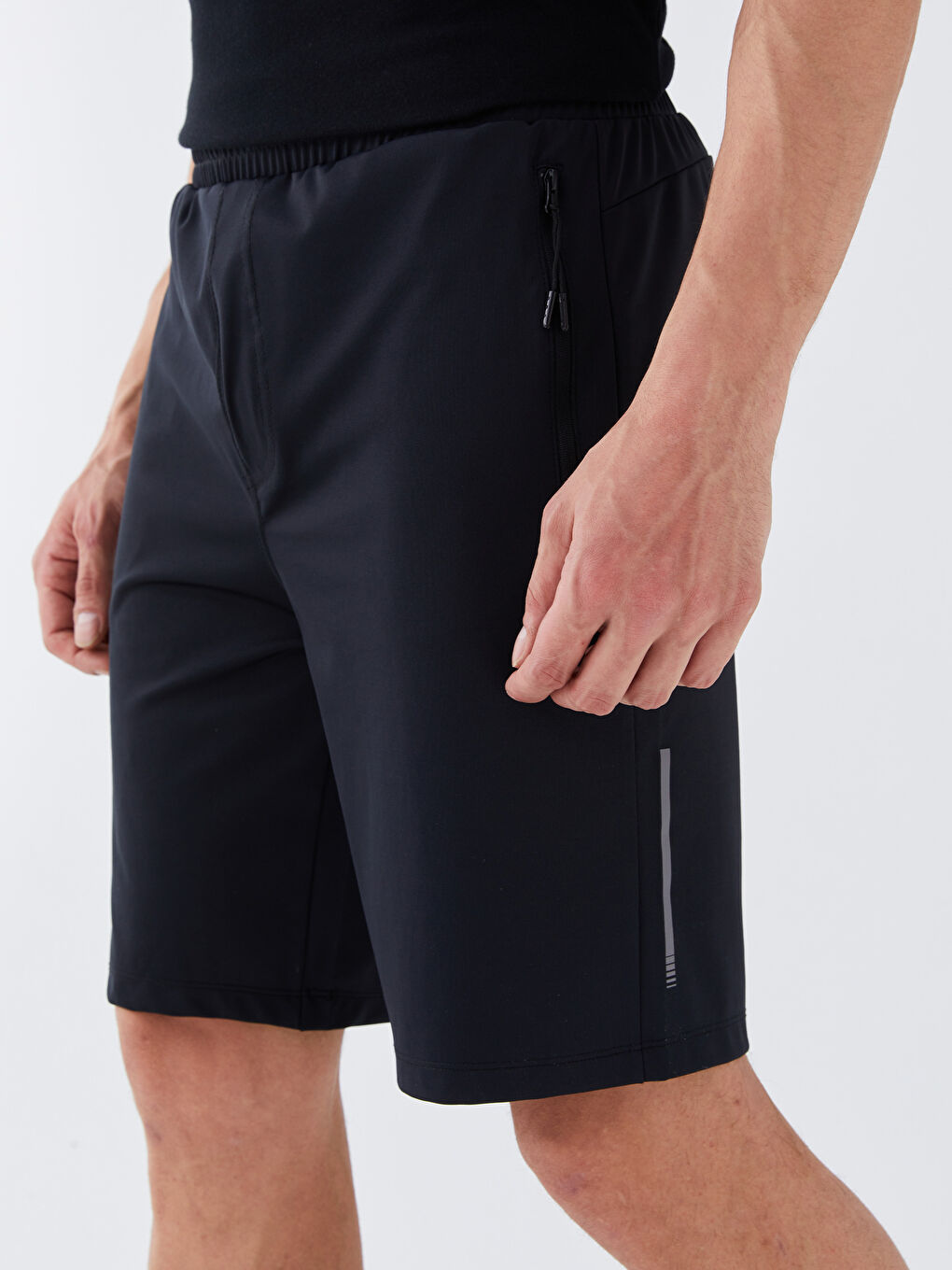XSIDE ACTIVE Siyah Slim Fit Erkek Spor Şort - 3