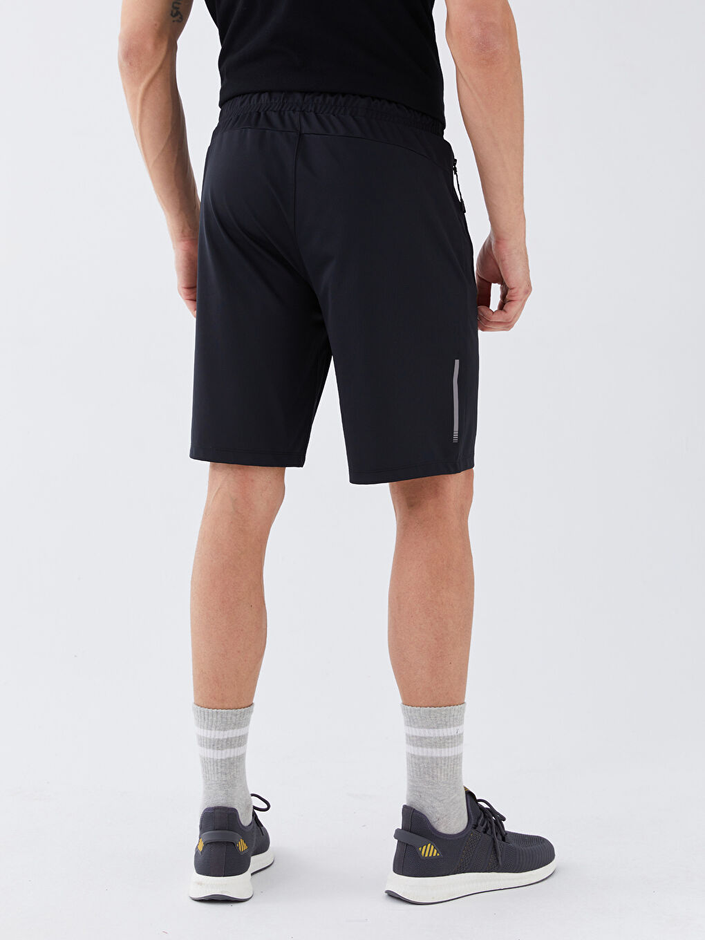 XSIDE ACTIVE Siyah Slim Fit Erkek Spor Şort - 5