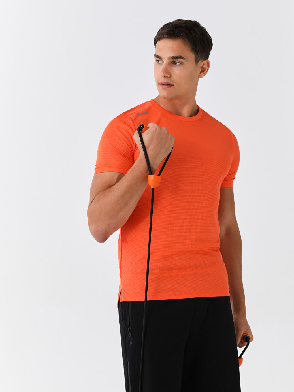 Футболка для спорта с коротким рукавом и круглым вырезом DRY-TECH для мужчин