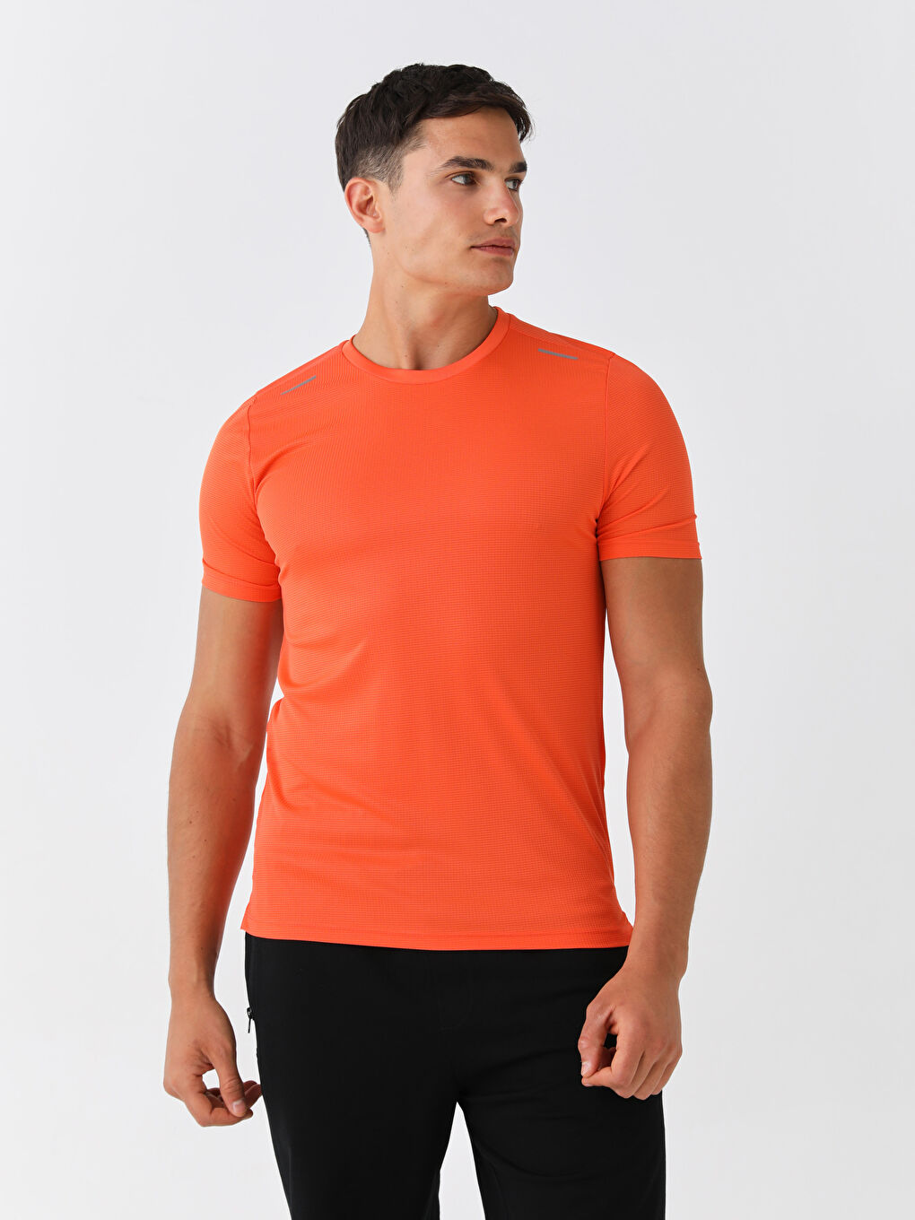Футболка для спорта с коротким рукавом и круглым вырезом DRY-TECH для мужчин-1
