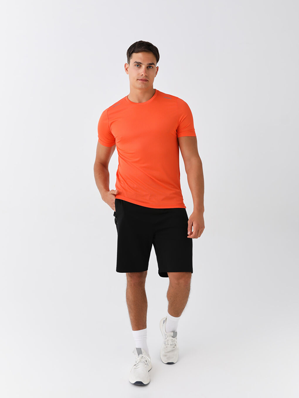 Футболка для спорта с коротким рукавом и круглым вырезом DRY-TECH для мужчин-2
