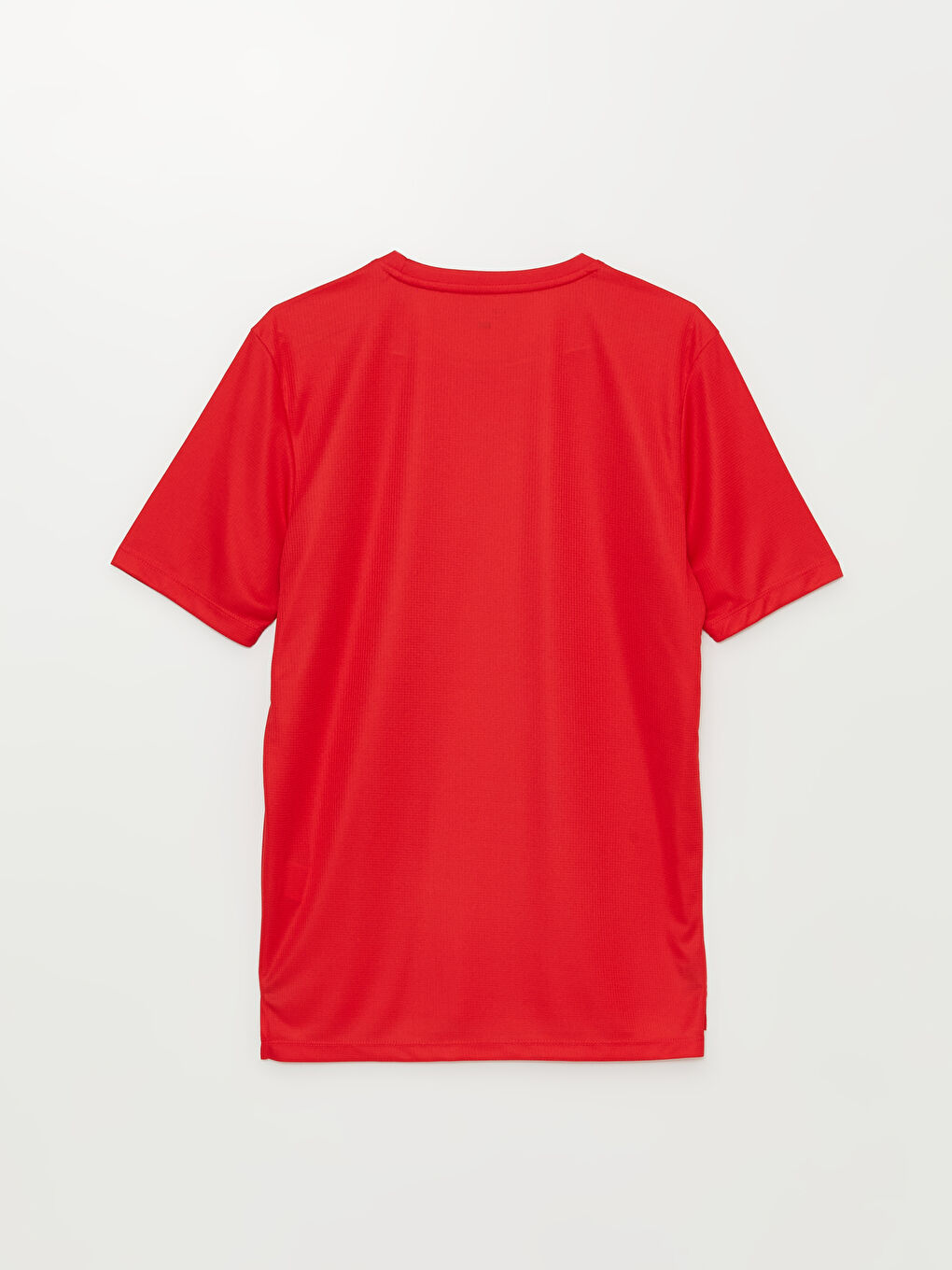 Kırmızı DRY-TECH Bisiklet Yaka Kısa Kollu Erkek Spor Tişört-6