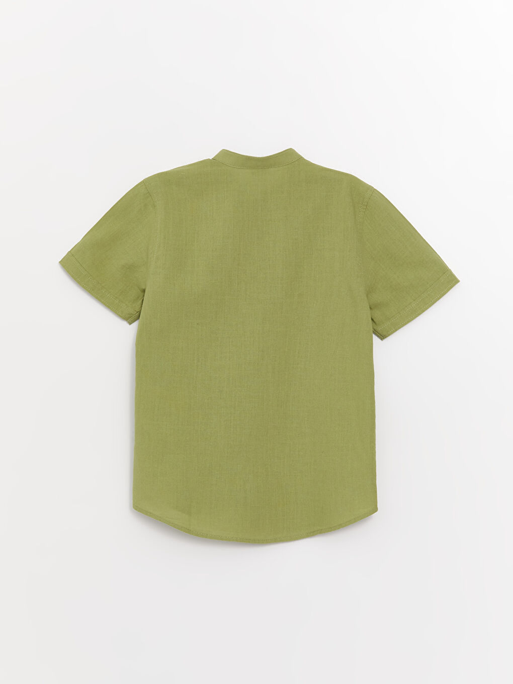 Ұлдарға арналған тік жағалы қысқа жең жейде-4