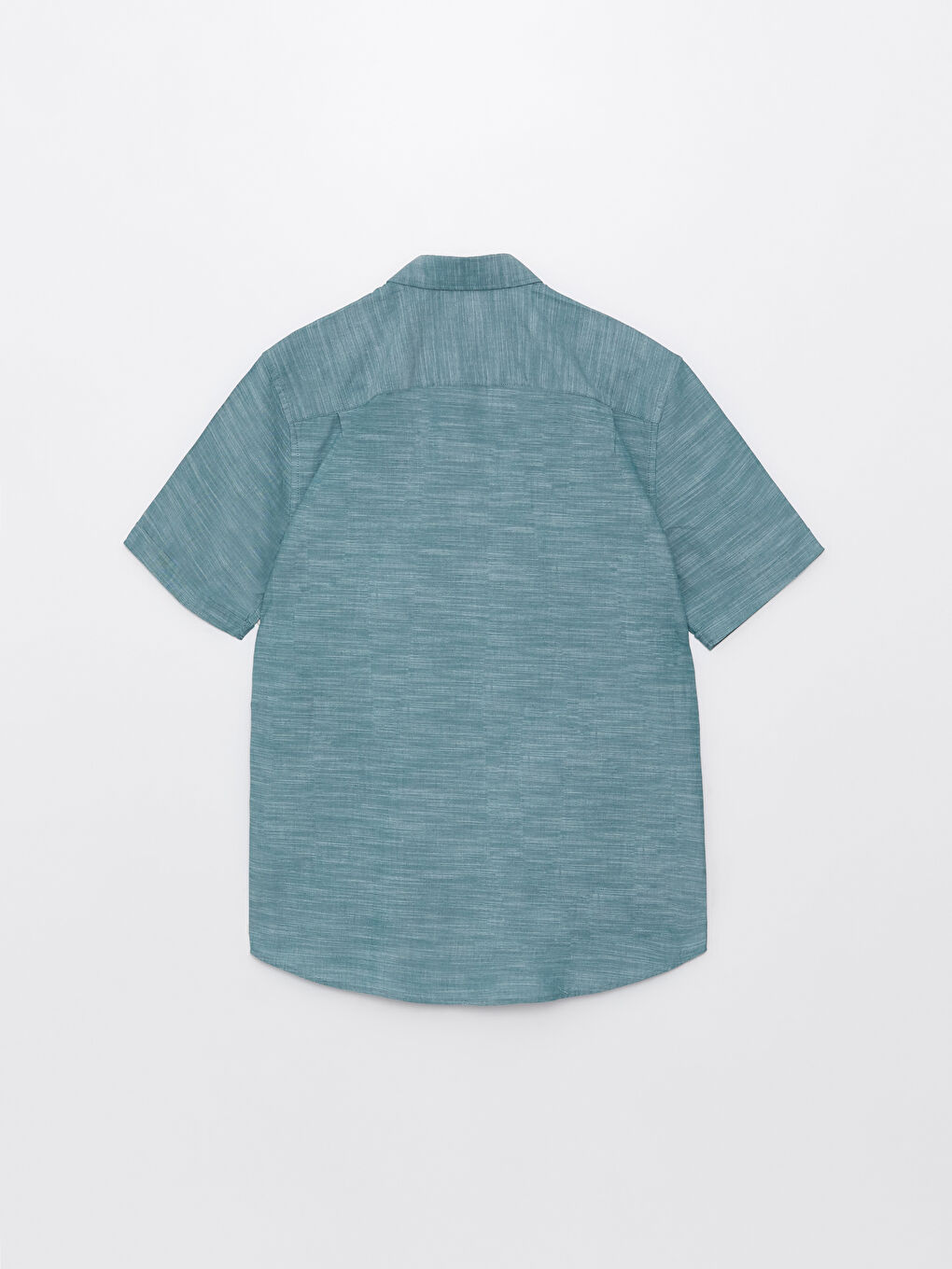 Regular Fit Short Sleeve Poplin Men's Shirt -S33965Z8-CS4