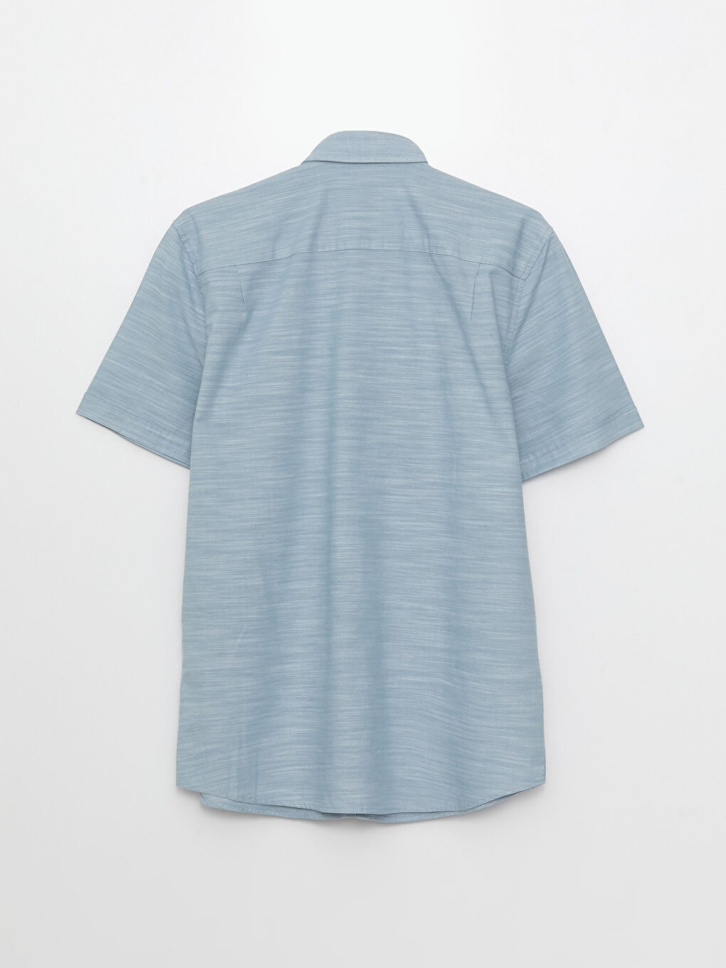 Regular Fit Short Sleeve Poplin Men's Shirt -S33965Z8-HWG