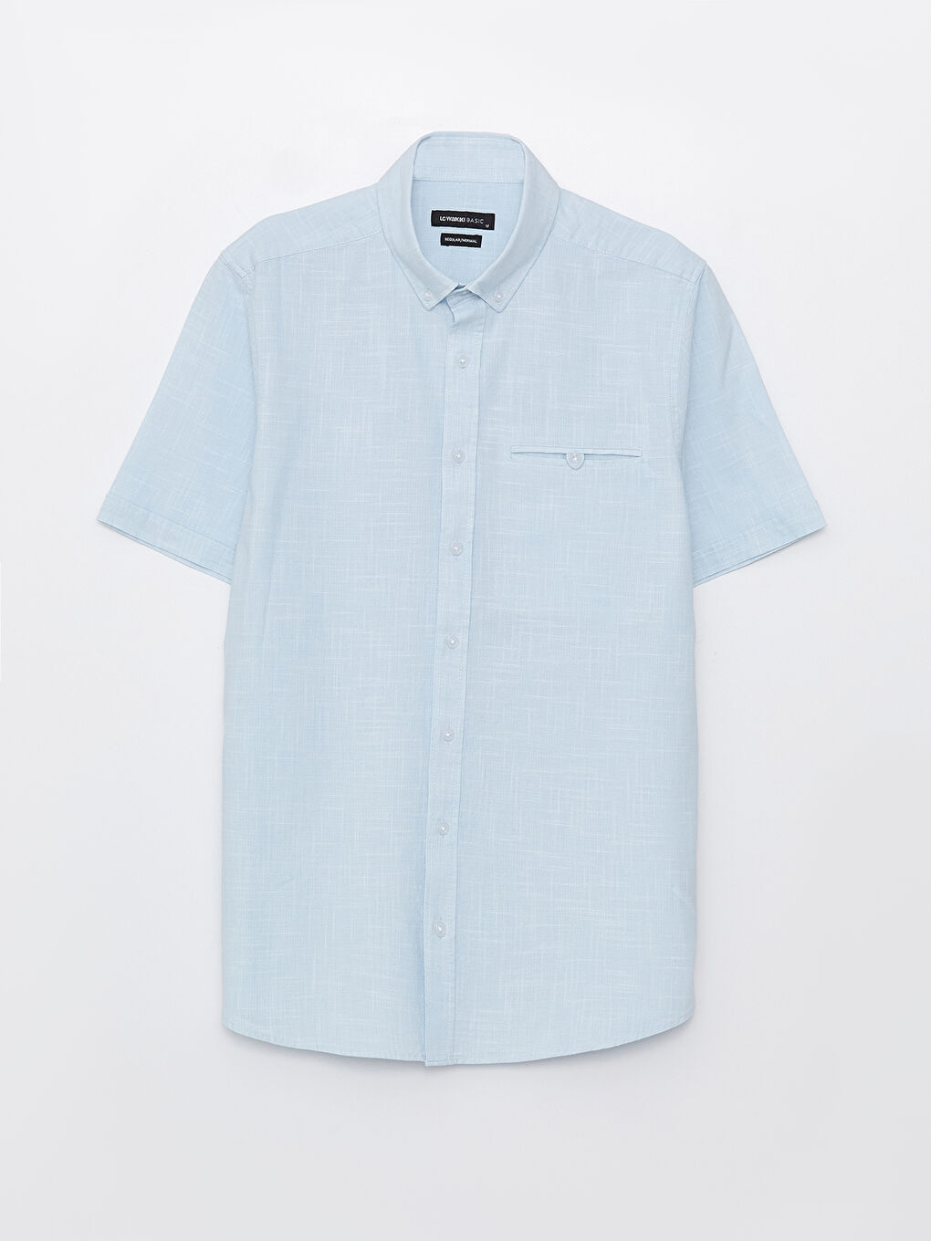 LCWAIKIKI Basic Regular Fit Short Sleeve Men's Shirt -S33967Z8-DY0