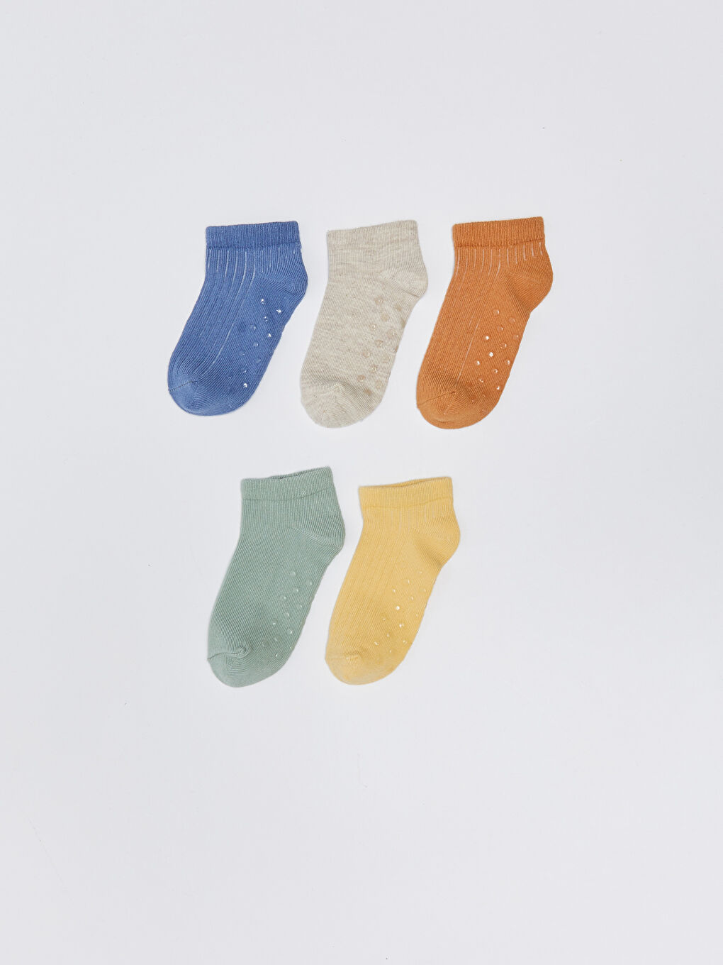 Чорапи тип терлички за бебе момче 5бр.