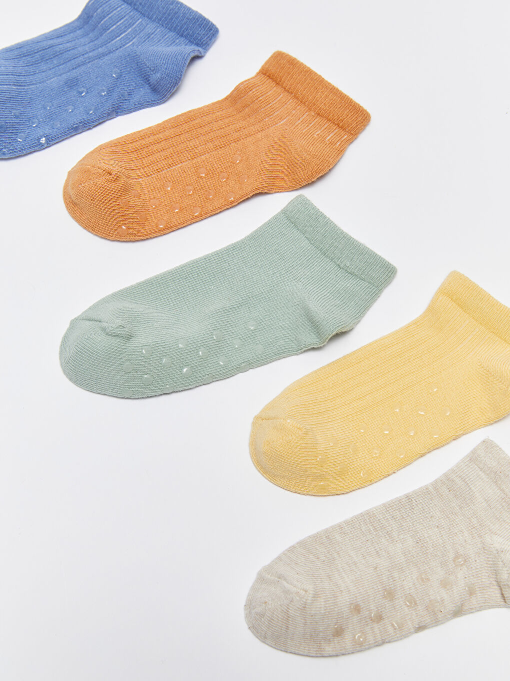 Чорапи тип терлички за бебе момче 5бр.-4