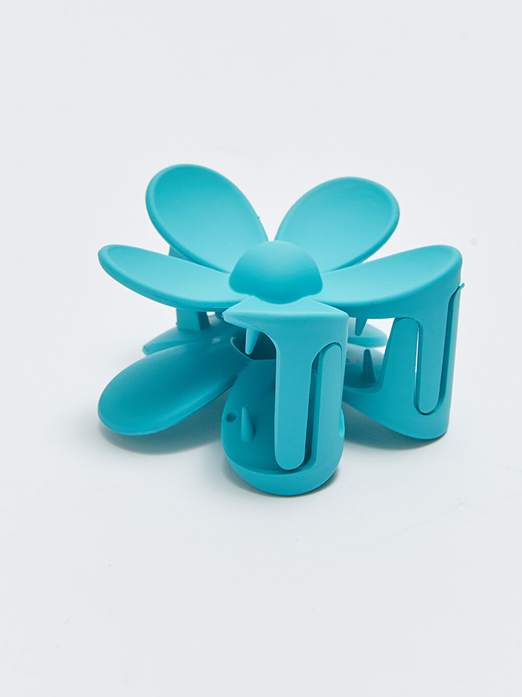 Mavi Çiçek Figürlü Klips Toka-3