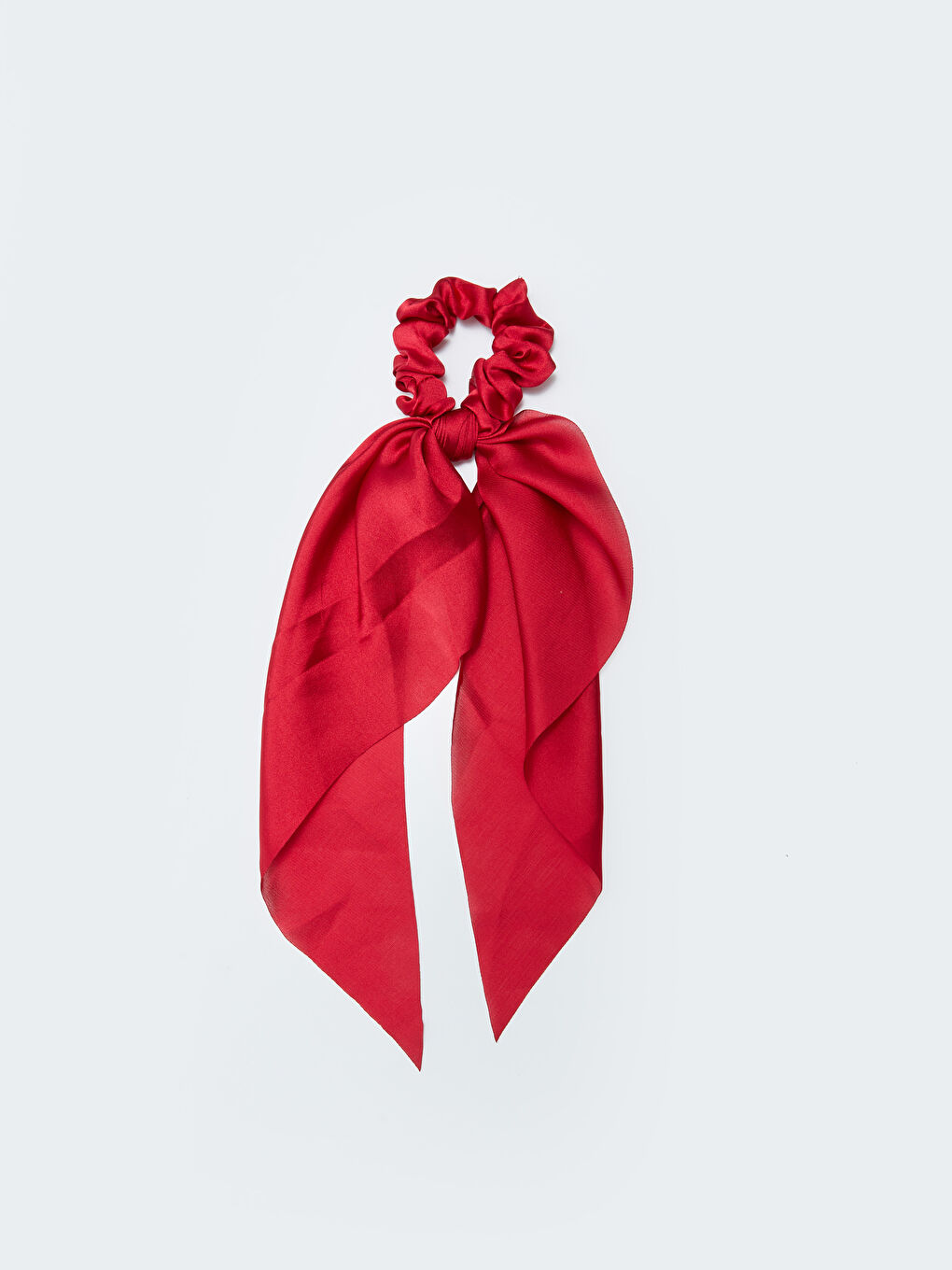 Kırmızı Düz Saten Kadın Saç Tokası