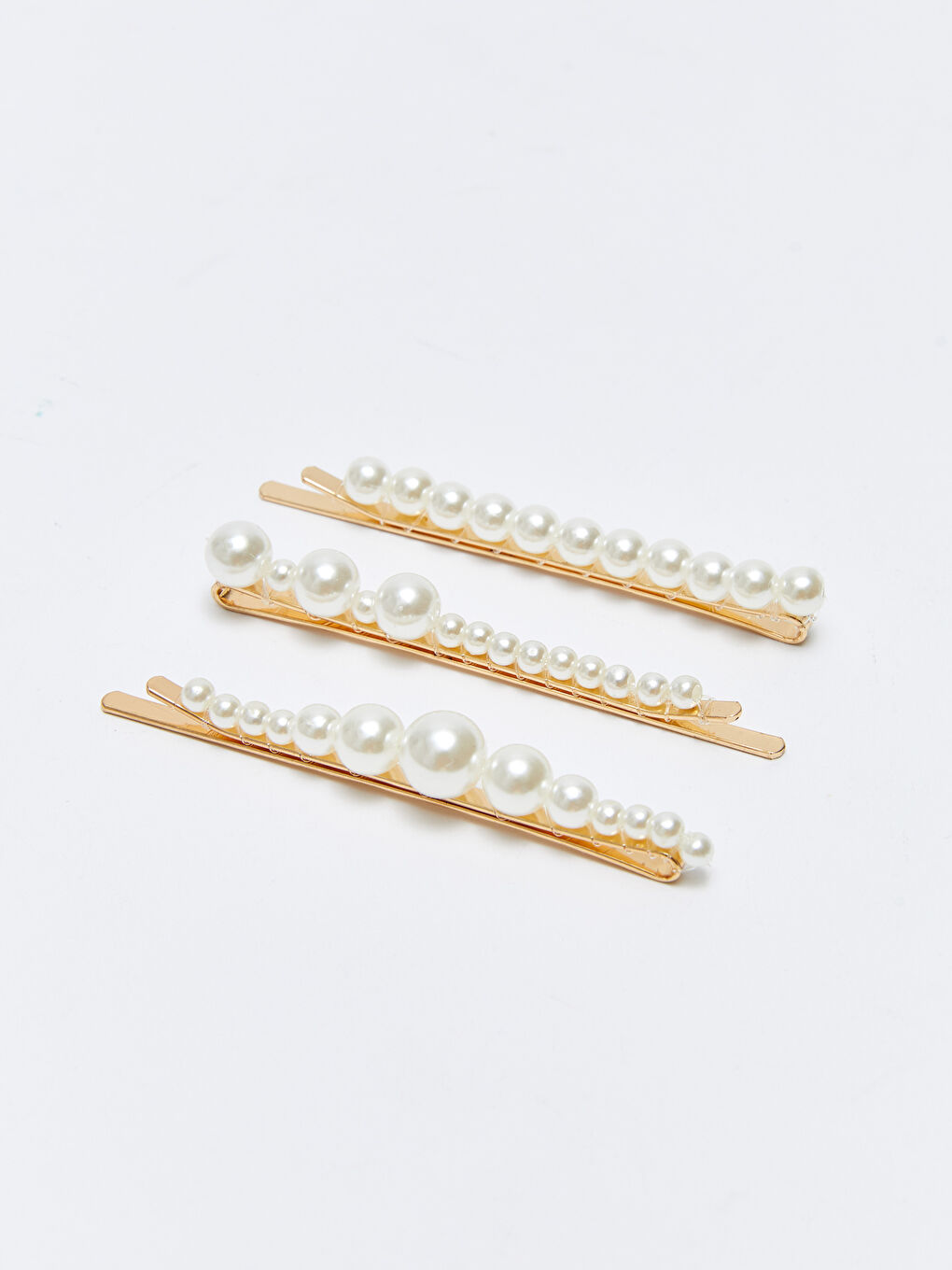 Pearl Beaded Women's Wire Buckle 3-Pack -S34020Z8-M0T