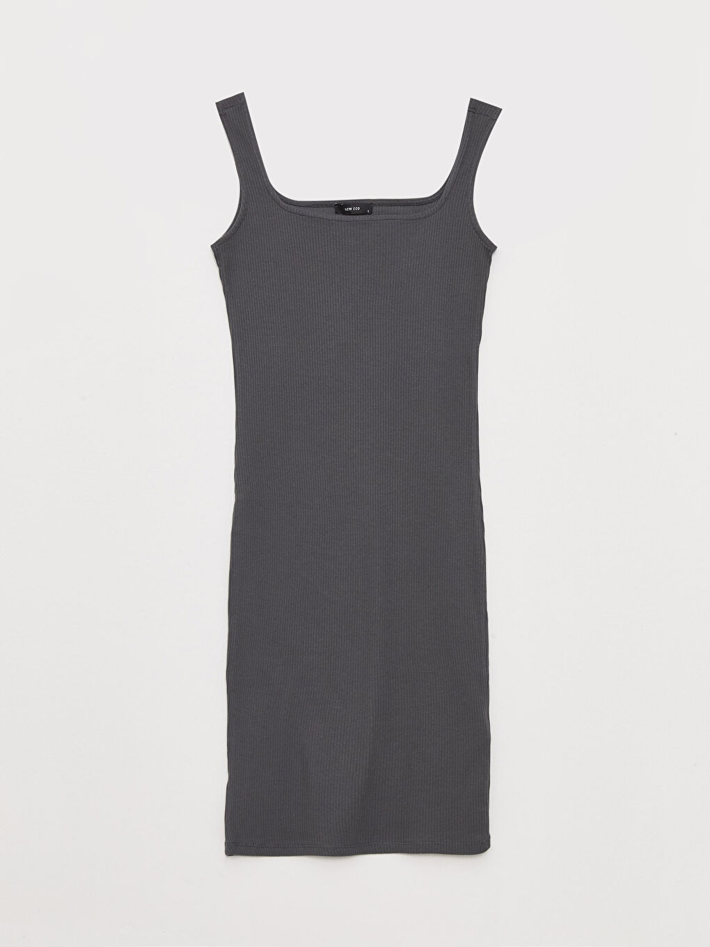 U Neck Plain Strappy Women's Dress-6