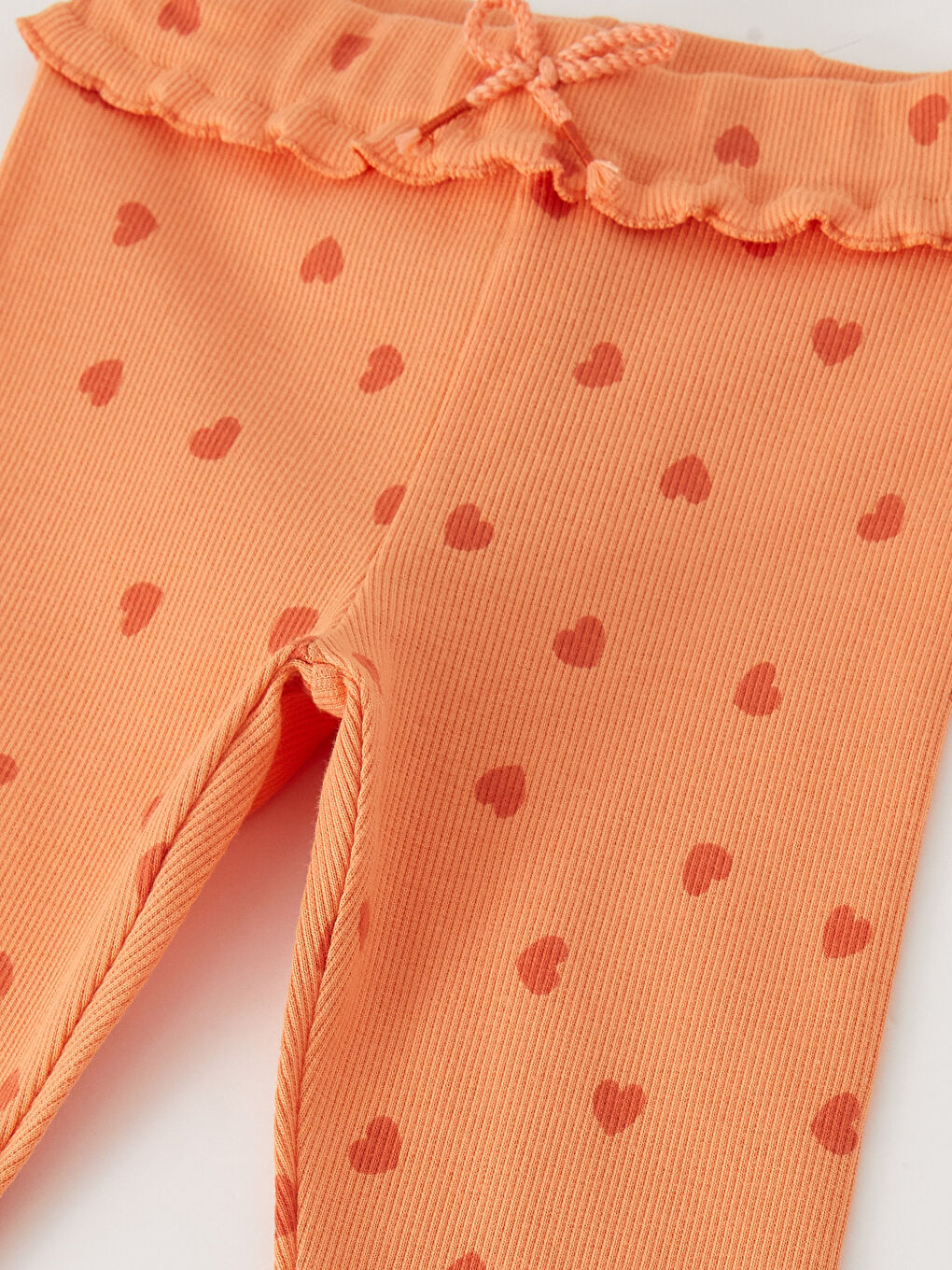 Crew Neck Long Sleeve Printed Baby Girls' T-Shirt and Tights 2 Pack Set-5