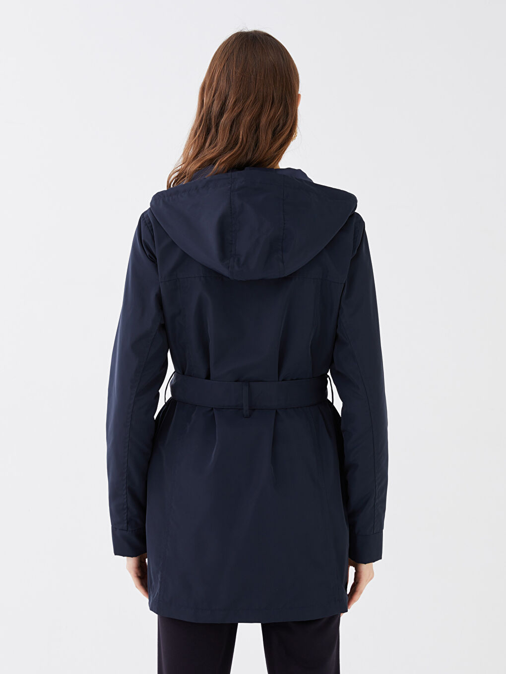 بالطو سادة بكابوش للسيدات-5